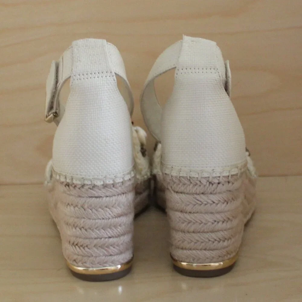 Franco Sarto Clemens Espadrille Shell Wedge Sandal - Picture 4 of 11